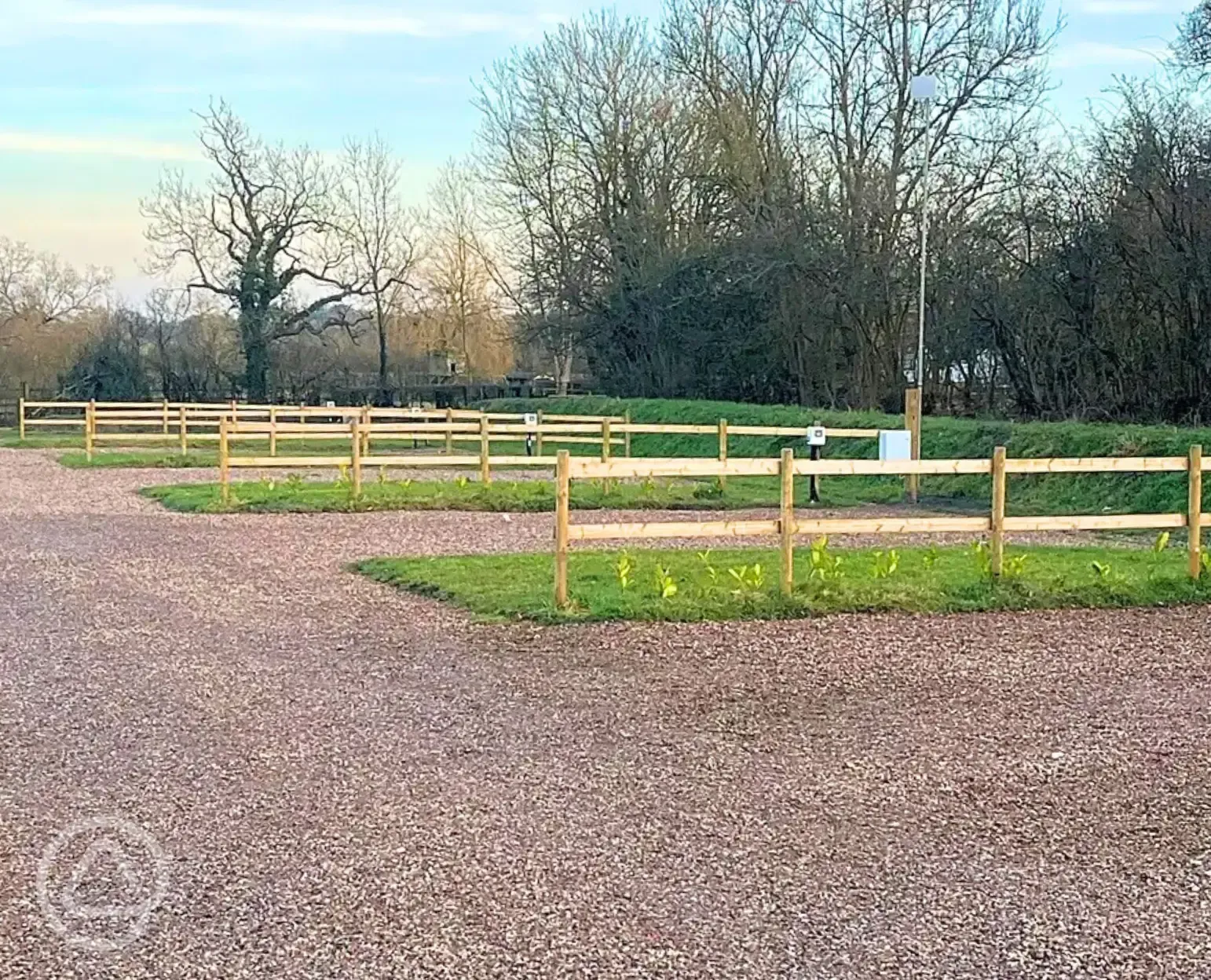 Hardstanding and grass pitches - members only