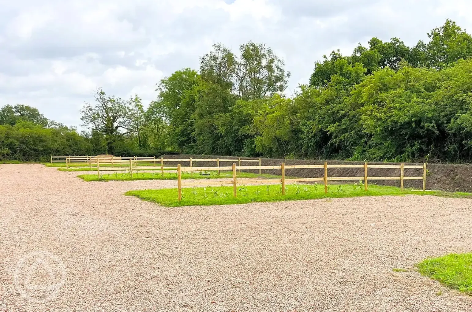 Hardstanding and grass pitches - members only