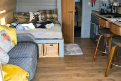 Robins Nest glamping pod interior