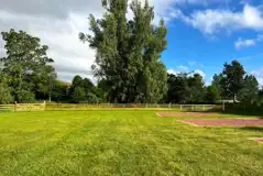 Non electric gravel hardstanding pitches