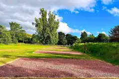 Non electric gravel hardstanding pitches 