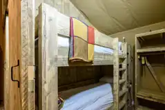 Deluxe Safari Tent bunk bedroom
