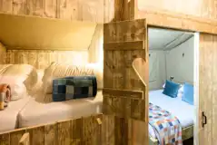 Large Deluxe Safari Tent double cabin bed and double bedroom