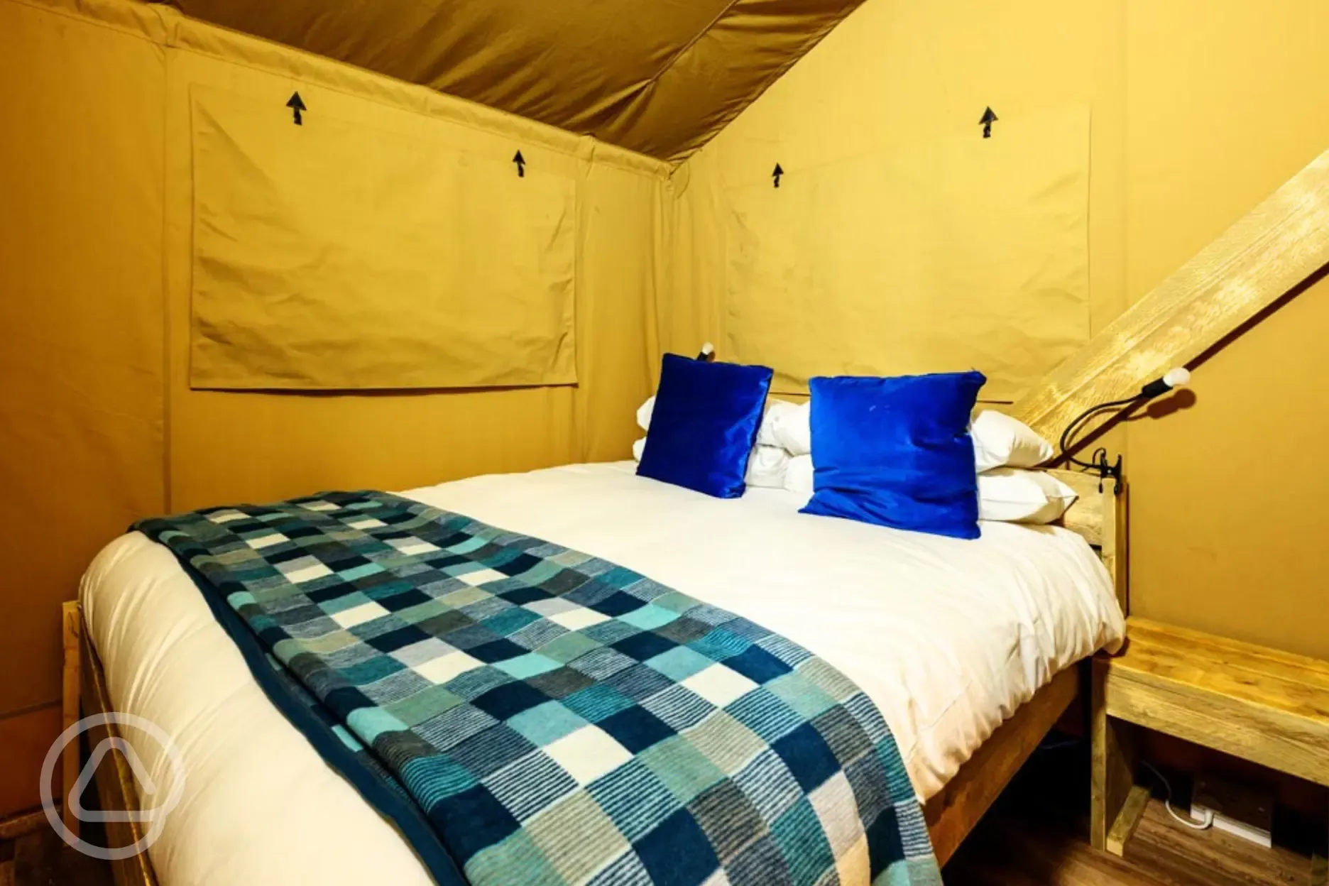 Deluxe Safari Tent double bedroom