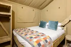 Large Deluxe Safari Tent double bedroom