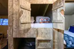 Large Deluxe safari tent with a double cabin bedroom