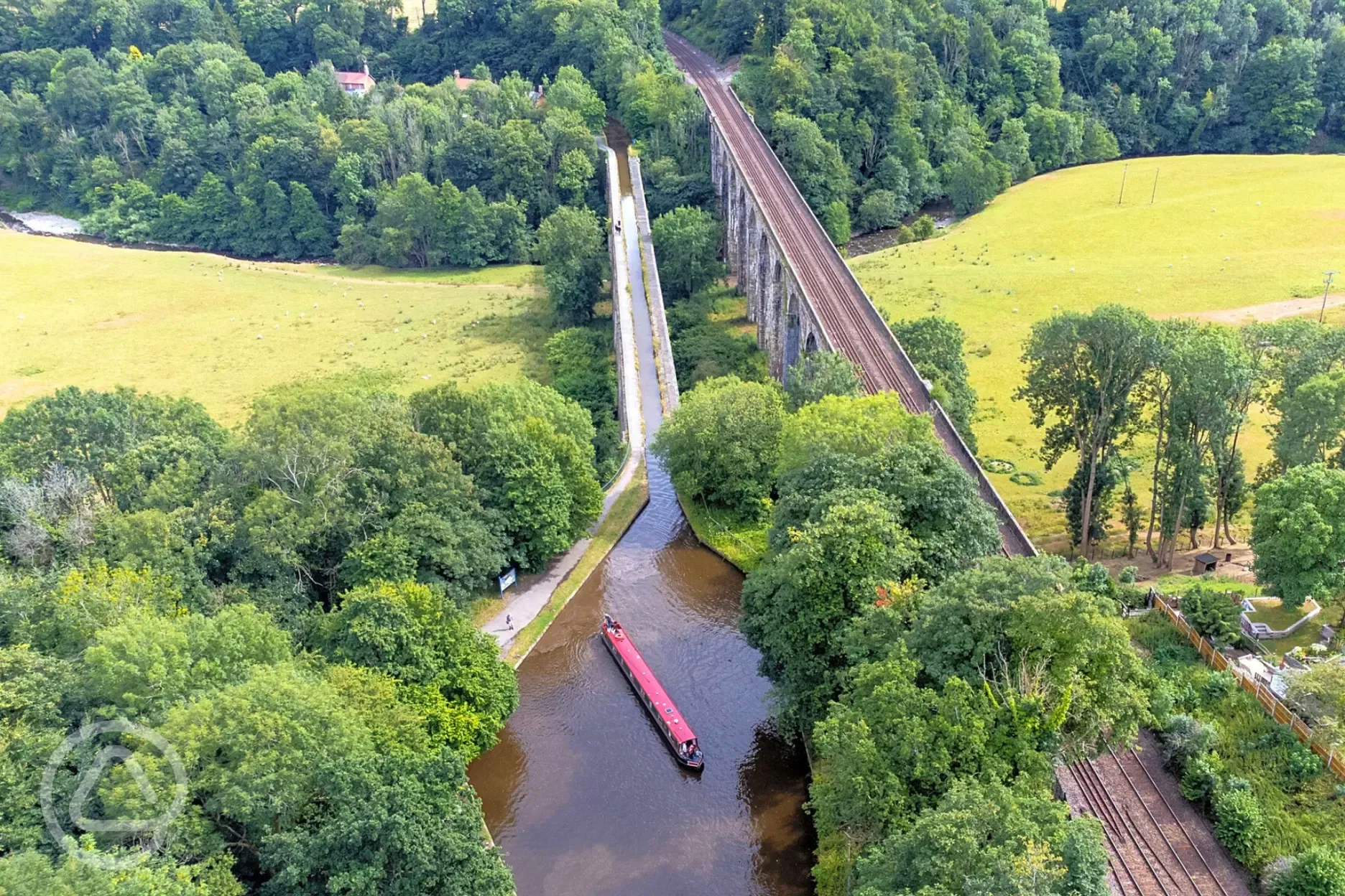 Chirk Aqueduct and Viaduct (a 15 minute walk away)