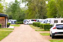 Hardstanding pitches with 16 amp hook ups, water, grey waste, WiFi and TV points