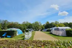 Grass pitches with 16 amp hook ups, water, grey waste, WiFi and TV points Grass pitches with 16 amp hook ups, water, grey waste, WiFi and TV points