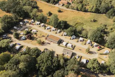 Aerial of Deer's Mead Caravan and Camping Park