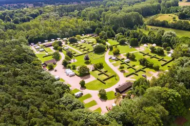 Aerial of Deer's Mead Caravan and Camping Park