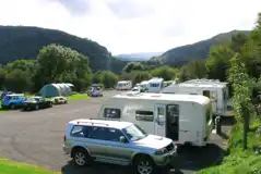 Fully serviced hardstanding pitches with electric, water and grey waste