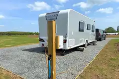 Electric hardstanding pitches (8m x 8m)