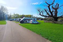 Optional electric hardstanding pitches at Theobalds Park