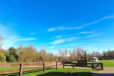 Hardstanding pitches with an optional electric hook up (9m x 3m)