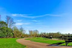 Optional electric hardstanding pitches at Theobalds Park Optional electric hardstanding pitches at Theobalds Park