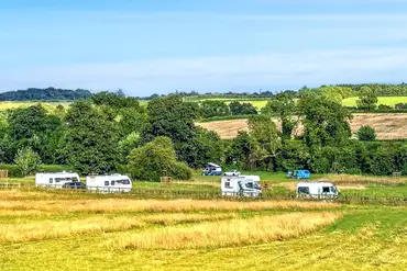 View of Barley Fields Holidays in the Leicestershire countryside