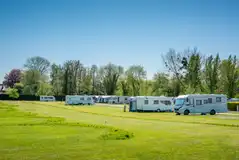 Gravel touring pitches with countryside views Gravel touring pitches with countryside views