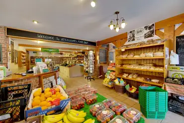 Onsite farm shop selling local produce
