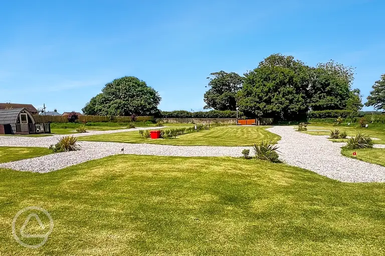 Laurel Park with camping, touring and a pod