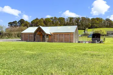 Non electric grass pitches by the facilities
