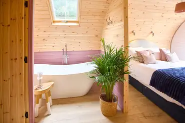 Meadow Spa with a free-standing bath and king-sized bedroom