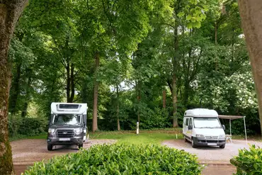 Hardstanding touring pitches with room for awnings