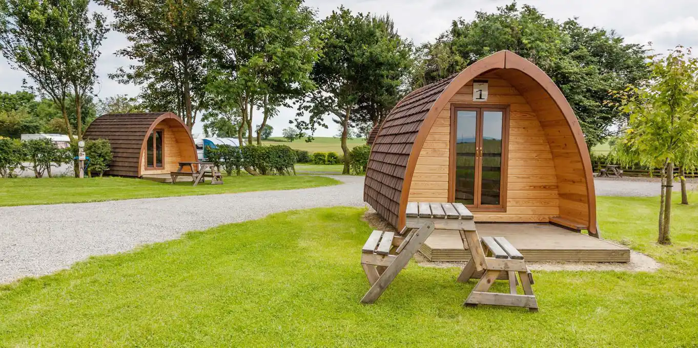 Camping pods in Yorkshire