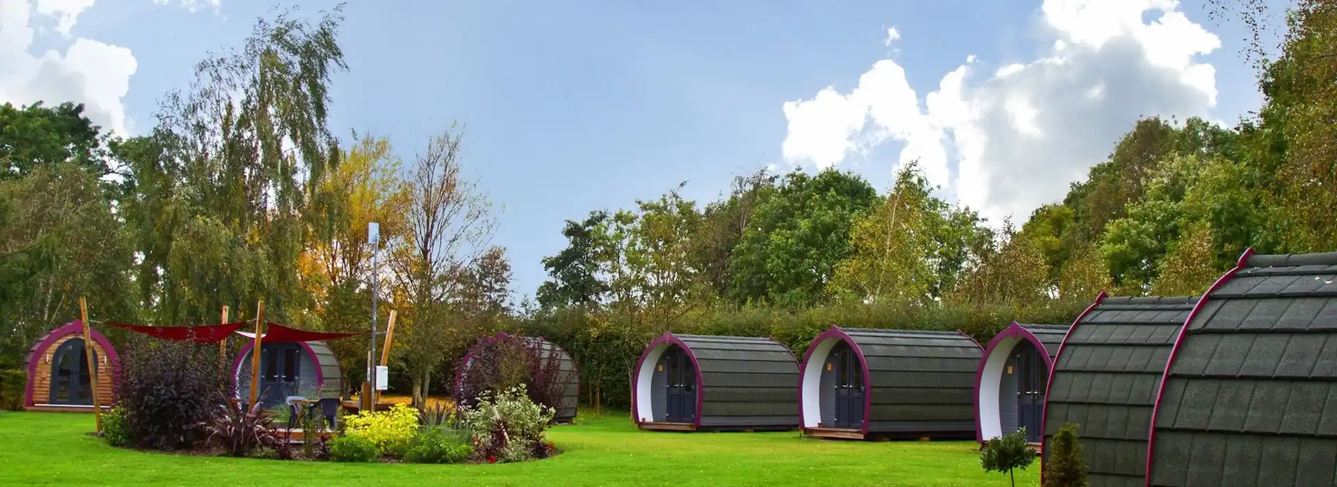 Camping pods in York