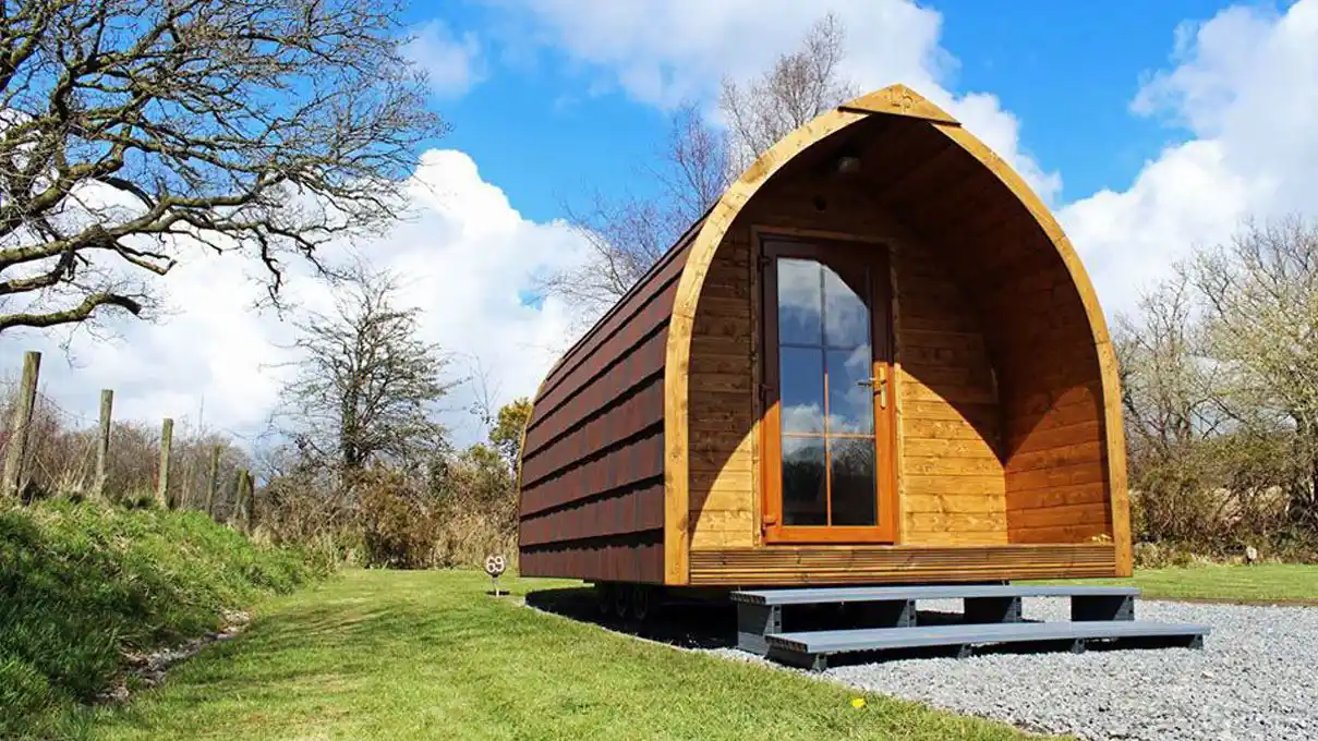Camping pods in South Wales