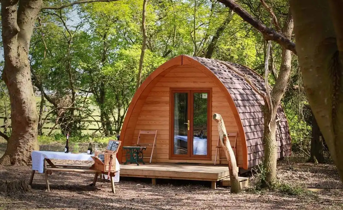 Camping pods in Suffolk