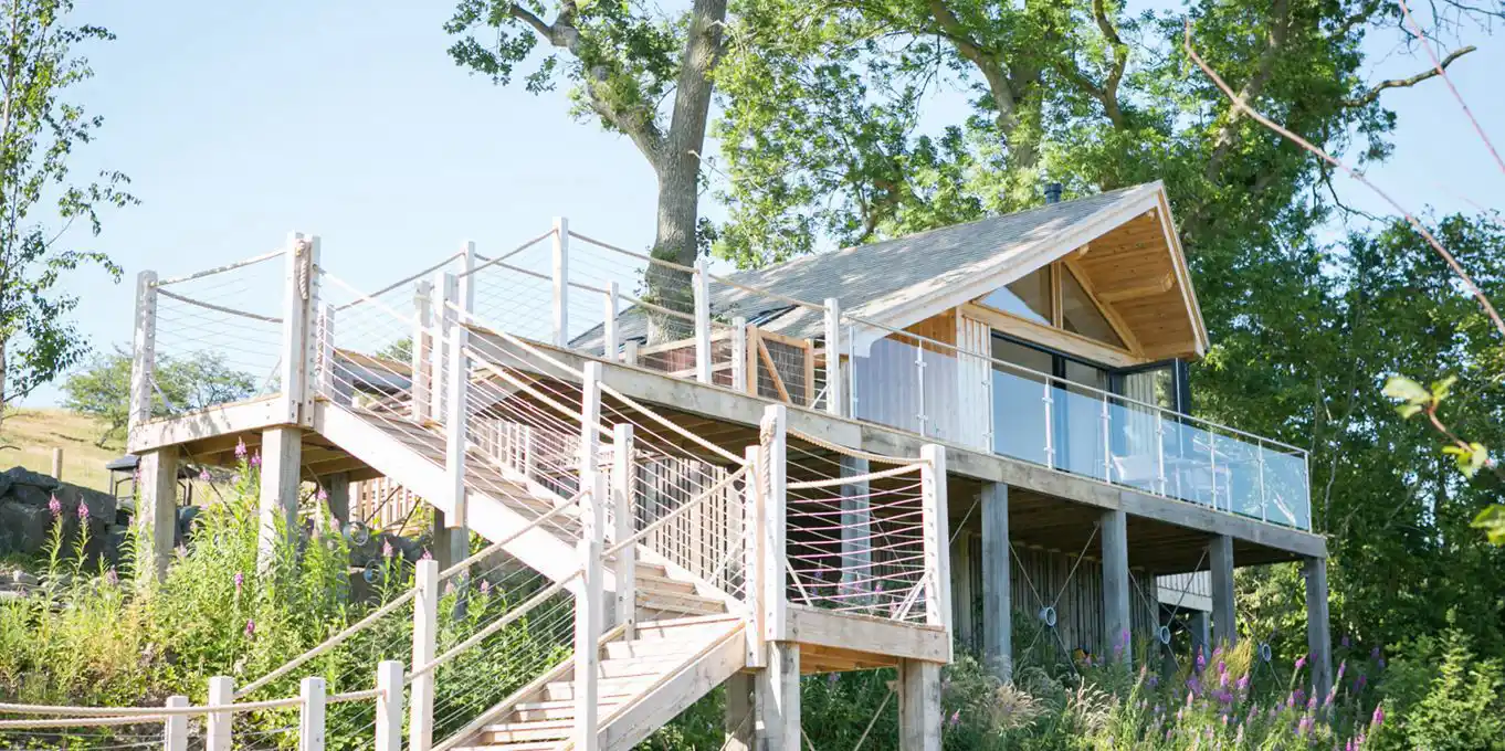 Treehouse holidays in Wales