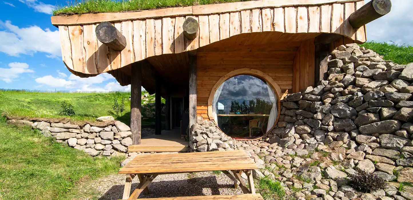 Glamping burrows in the UK