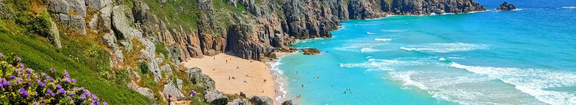 Beach and seaside campsites in Cornwall