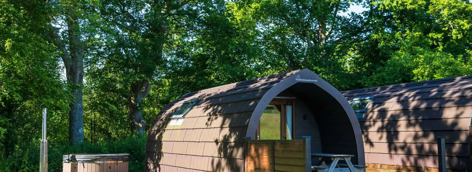 Glamping near London