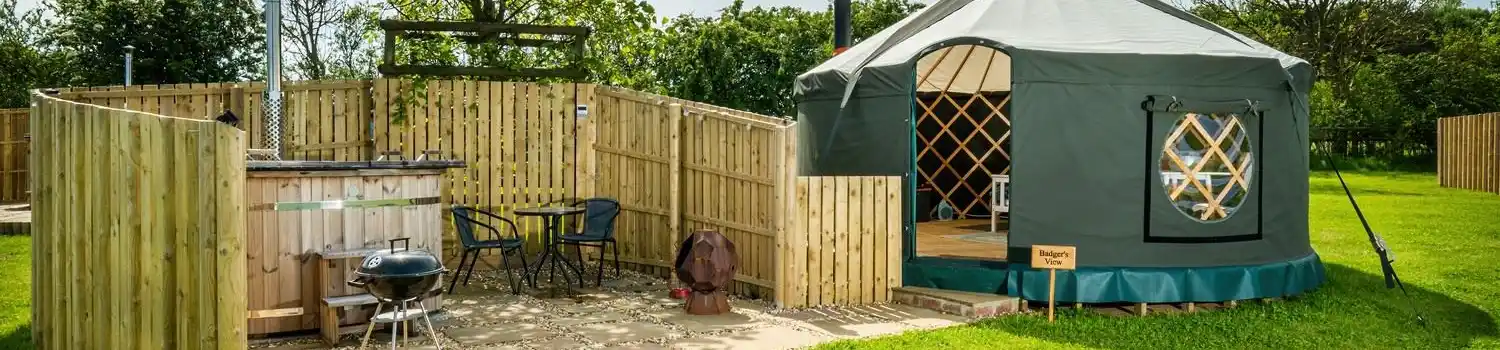 Glamping in England
