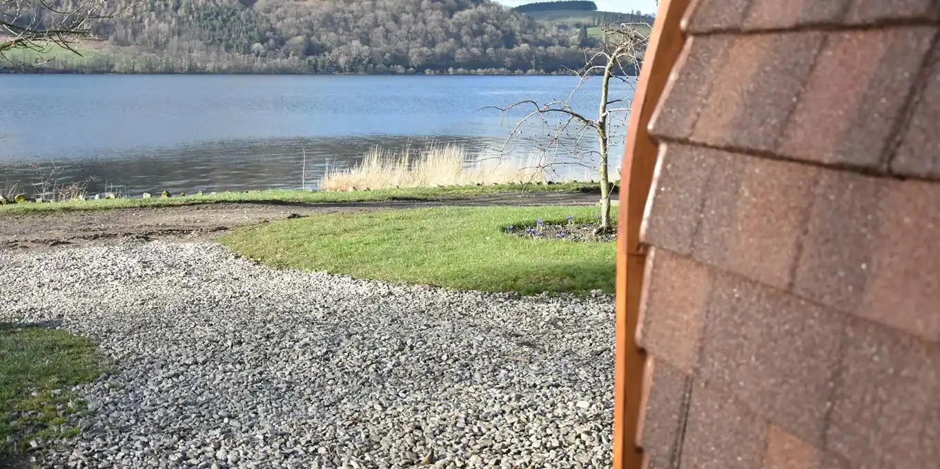 Camping pods in the Lake District