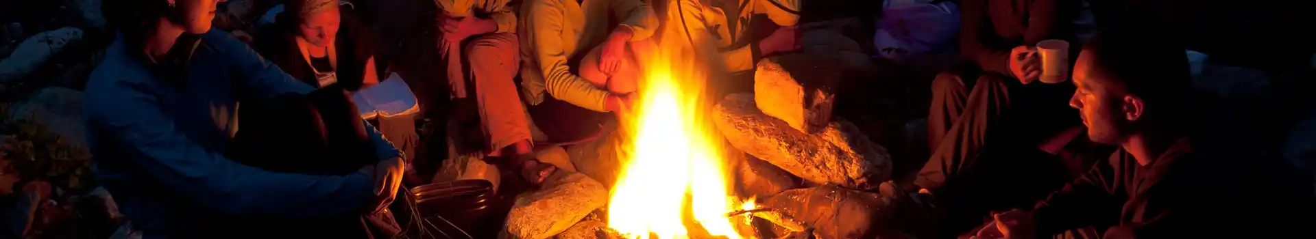 Campfire campsites in Wales