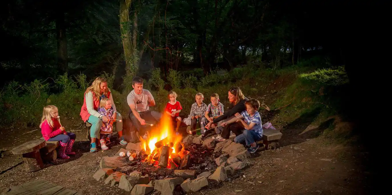 Campfire campsites in Cornwall