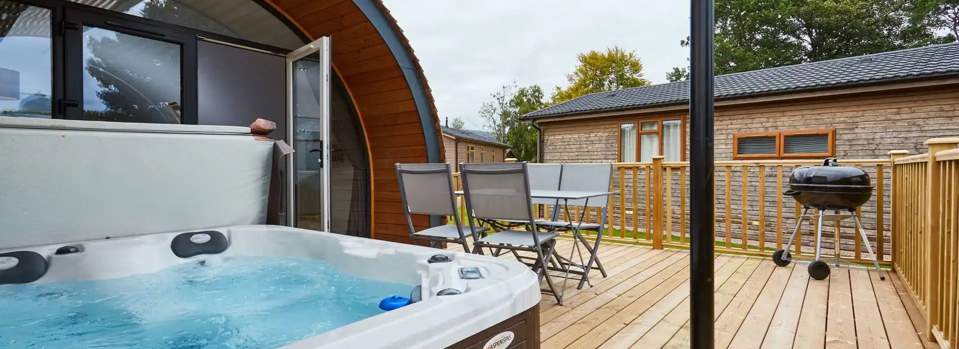 Camping pods in Scotland