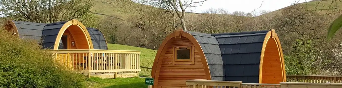 Camping pods in North West England