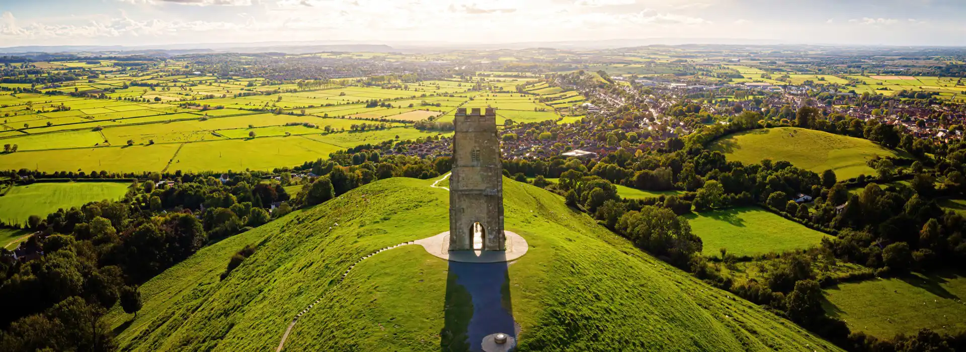 Glastonbury camping and glamping pods