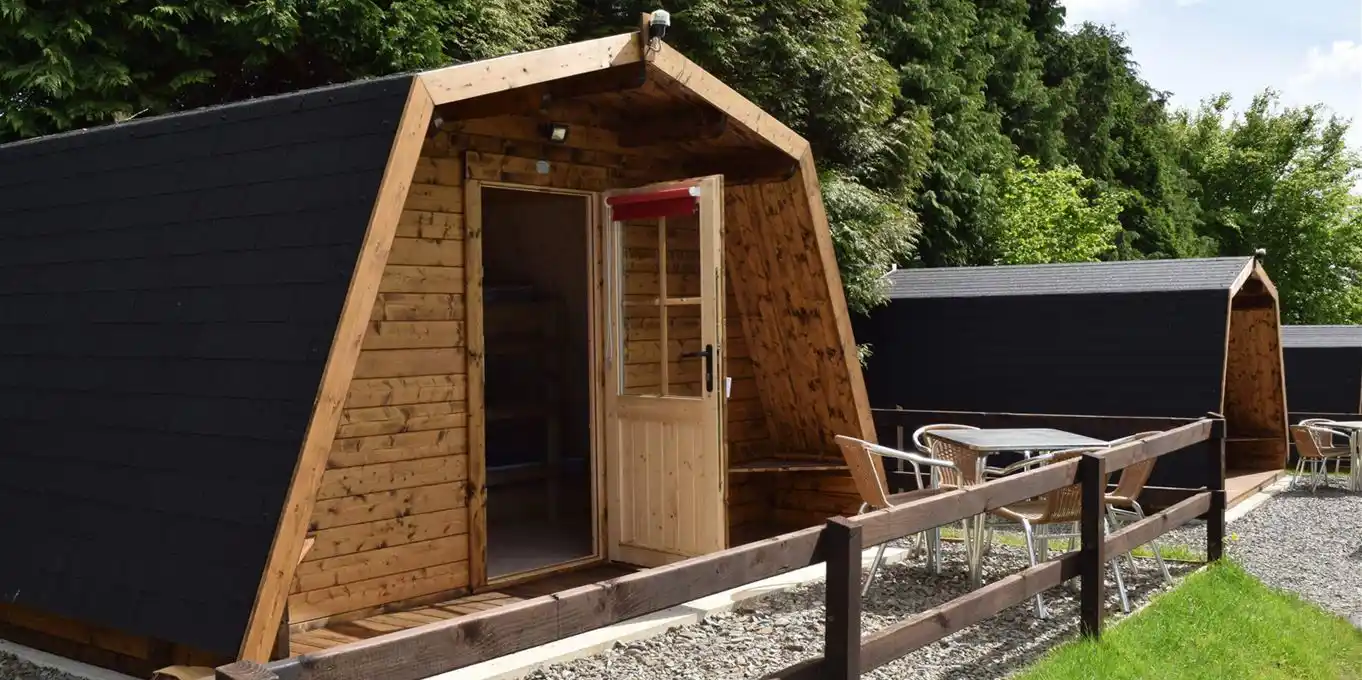 Looe camping pods