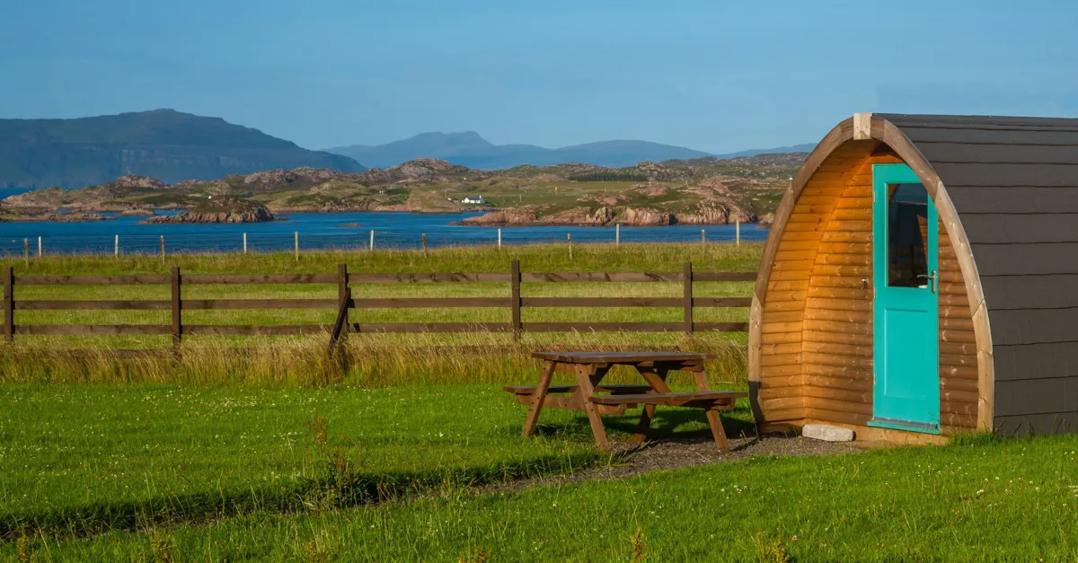 Inverness glamping and camping pods the top Inverness pods