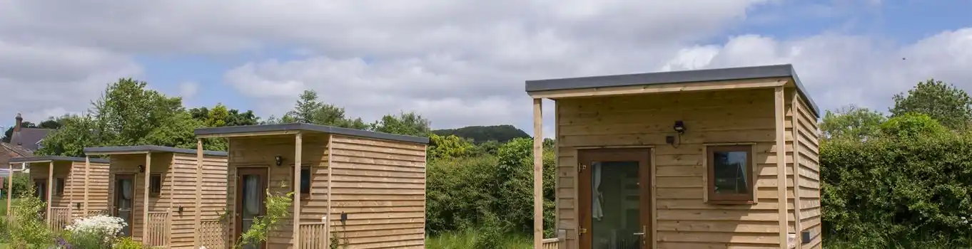 Camping pods near Dalby Forest