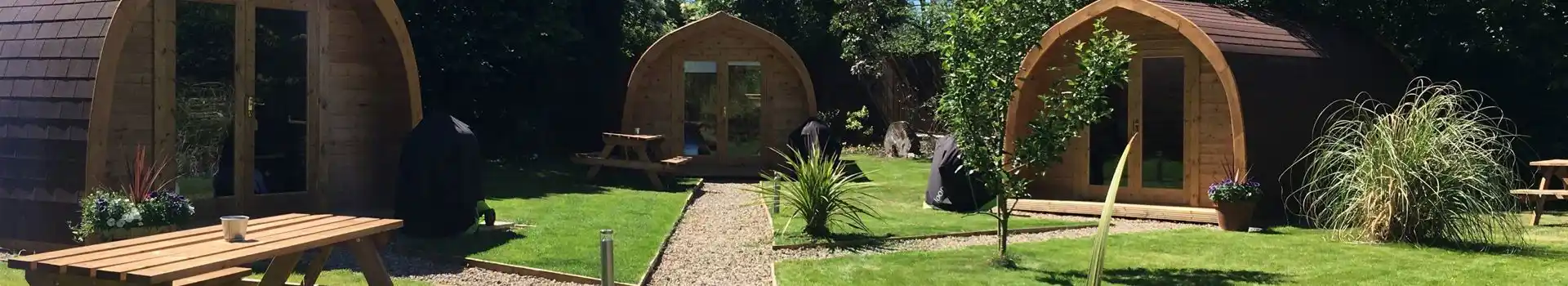 Camping pods in North East