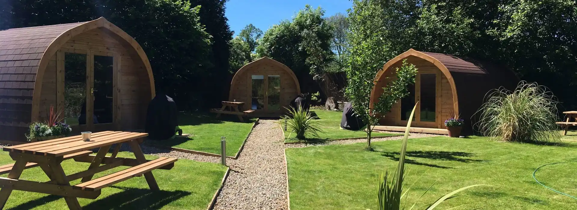Camping pods in North East