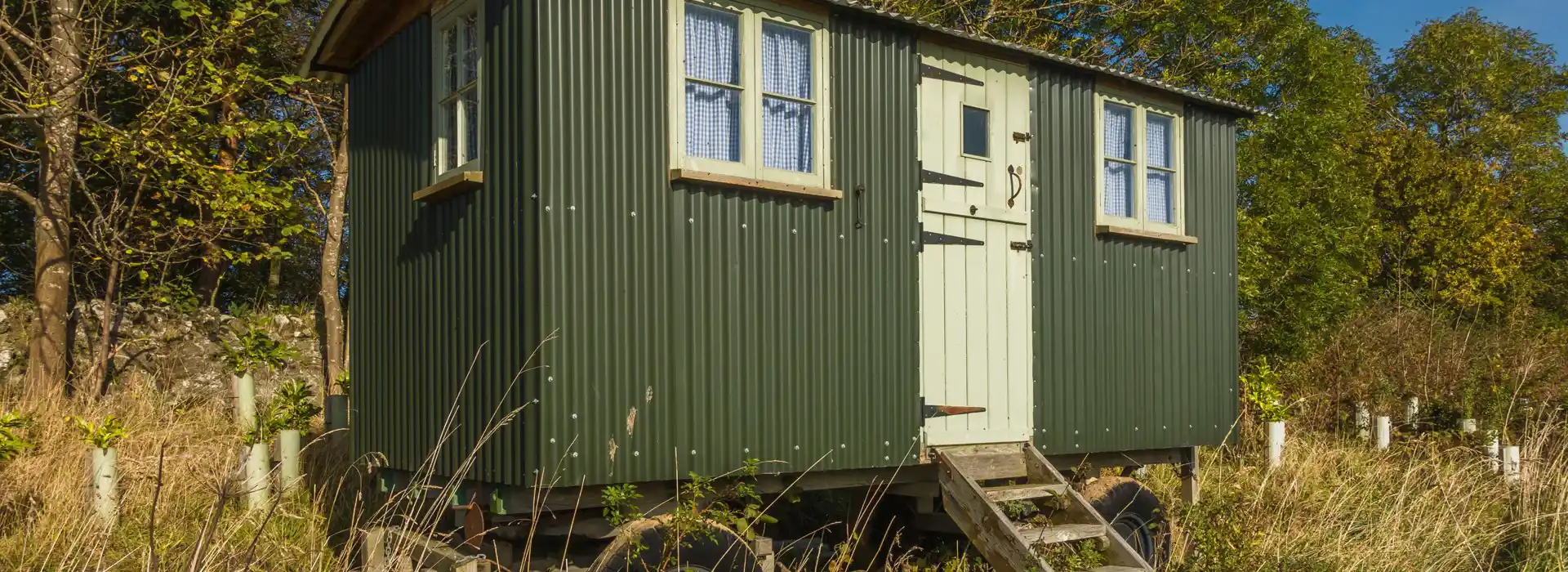 Shepherd hut holidays in Somerset