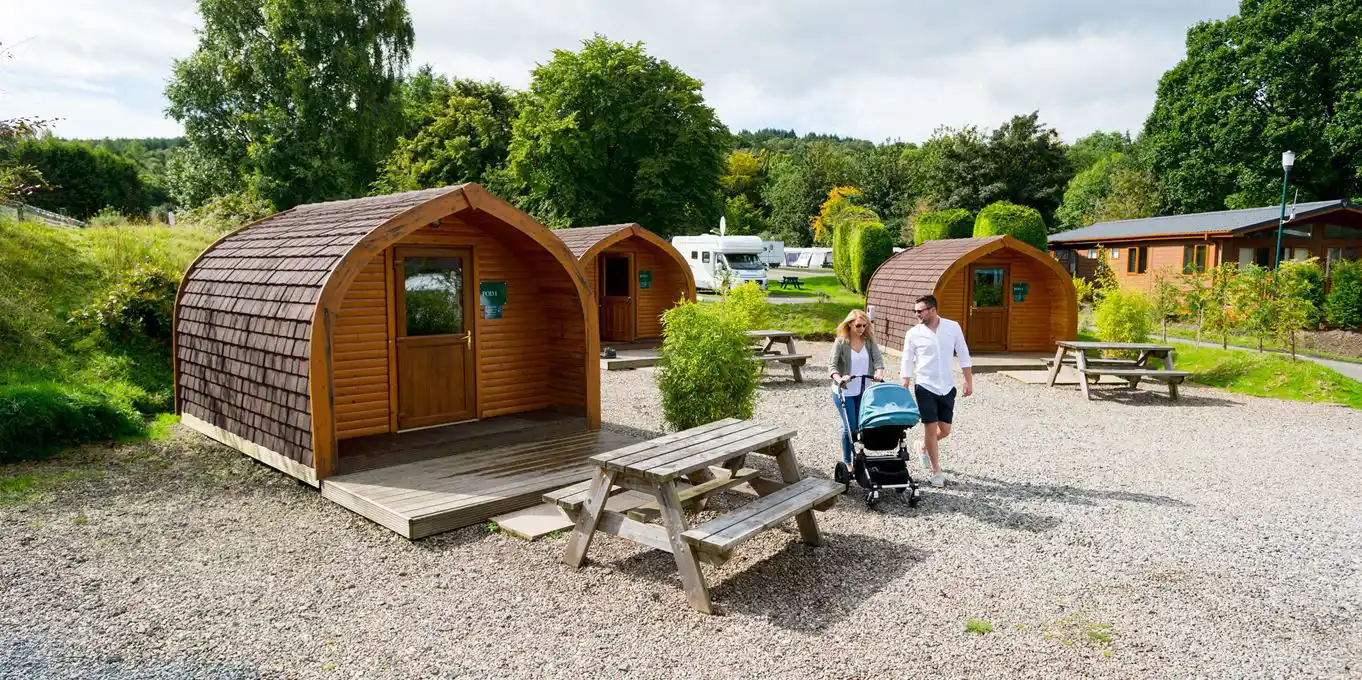 Loch Lomond camping pods