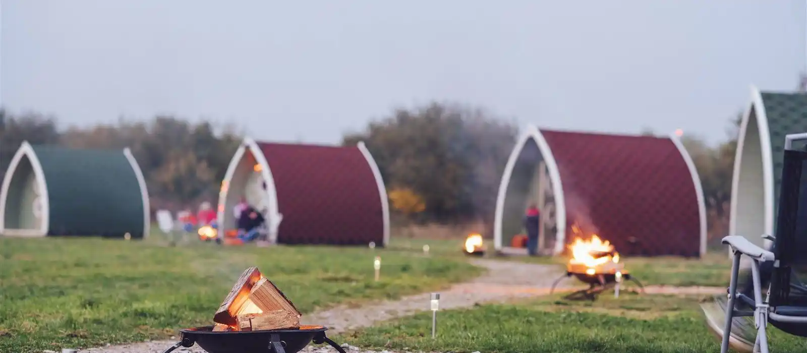 Preston camping pods